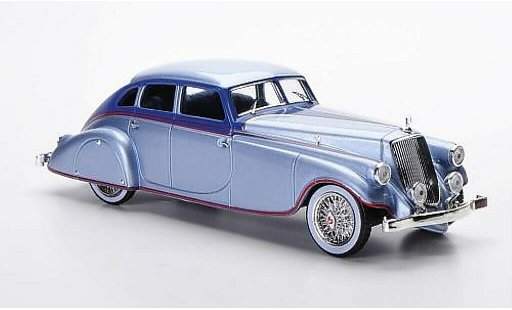 Pierce Arrow Silver Base 1/43 IXO Arrow grijs-blauw/blauw/rood 1933 modelauto