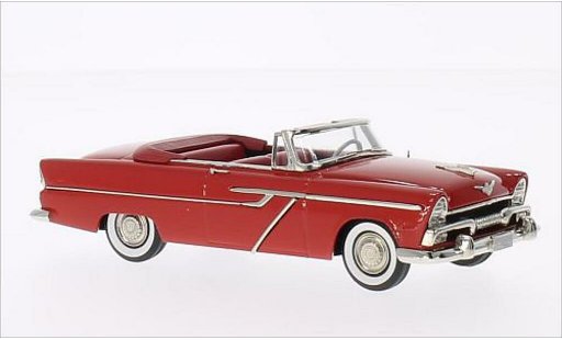 Plymouth Belvedere Convertible 1/43 Brooklin Cabriolet rood 1955 modelauto
