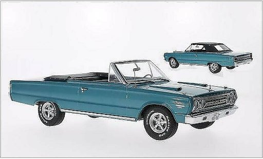 Plymouth Belvedere GTX Convertible 1/18 Greenlight Cabriolet metallic turquoise 1967 modelauto