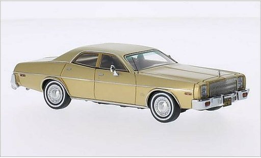 Plymouth Fury Base 1/43 Neo 4-Door Sedan gold 1977 modelauto