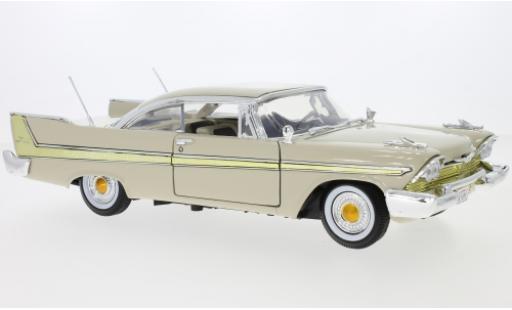 Modelauto Plymouth Fury Base beige 1/18 Motormax