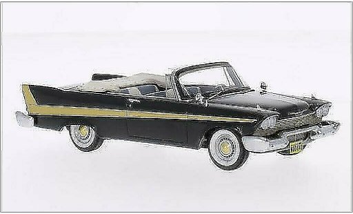 Plymouth Fury Convertible 1/43 Neo Cabriolet zwart 1958 modelauto