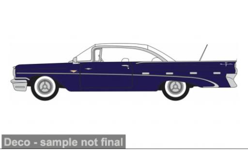 Modelauto Pontiac Bonneville Coupe blauw 1959 1/87 Oxford