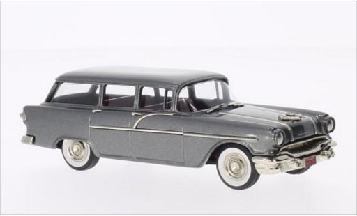 Pontiac Chieftain Station Wagon 1/43 Brooklin 860 metallic grijs 1956 modelauto