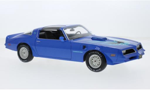 Modelauto Pontiac Firebird 1978 Trans Am blauw/Dekor 1/18 Maisto