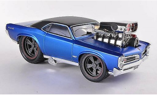 Pontiac GTO 1966 1/24 Maisto blauw/zwart modelauto