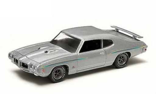Pontiac GTO The Judge 1/64 Greenlight grijs 1970 modelauto