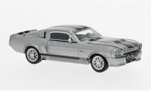 Modelauto Shelby Mustang 1967 Chevrolet grijs/zwart 1967 1/64 Pop Race