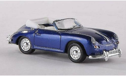 Porsche 356 A A 1/87 Schuco Cabrio blauw modelauto