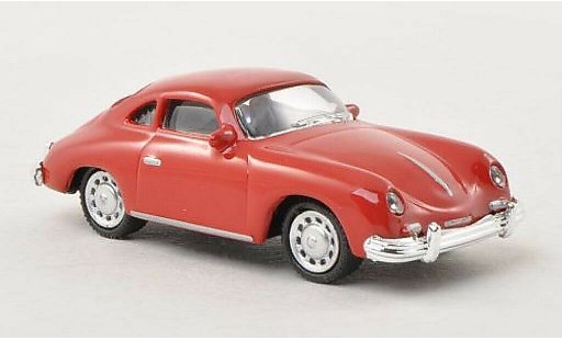 Porsche 356 A A 1/87 Schuco Coupe rood modelauto