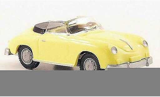 Porsche 356 C C 1/87 Wiking Cabriolet geel modelauto