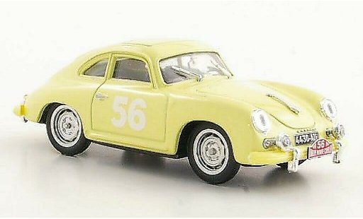 Porsche 356 1959 1/43 Brumm No.56 Gacon / Buchet Rally Monte Carlo modelauto