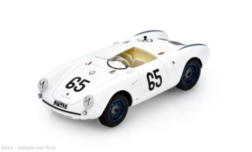 Modelauto Porsche 550 1955 24h Le Mans #65 G.olijfgroenier/J.Jeser 1/43 Spark