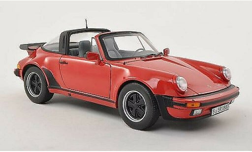 Porsche 911 Turbo 1/18 Norev 3.3 Targa rood 1987 modelauto