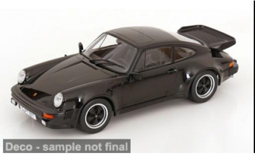 Modelauto Porsche 911 Turbo 3.3 zwart 1977 1/18 KK Scale