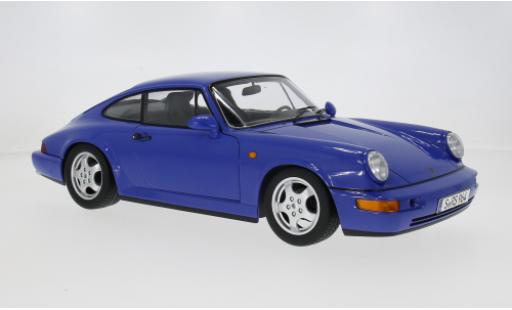 Modelauto Porsche 911 RS blauw 1992 1/12 KK Scale