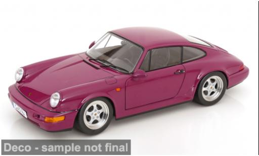 Modelauto Porsche 911 RS roze 1992 1/12 KK Scale