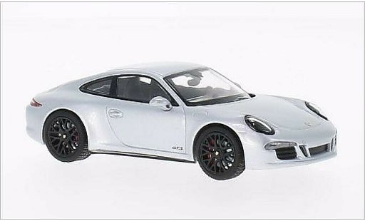 Porsche 911 GTS 1/43 Schuco Carrera 4 grijs modelauto