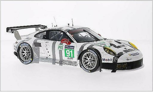 Porsche 911 R 1/18 Spark No.91 Team Manthey 24h Le Mans 2014 /N.Tandy modelauto