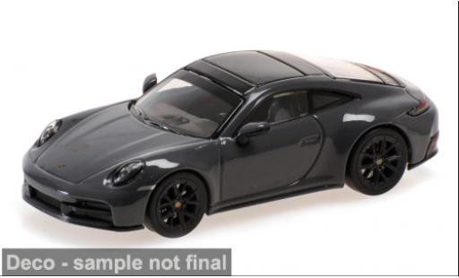 Modelauto Porsche 911 Carrera (992.2) grijs 2025 1/64 Minichamps
