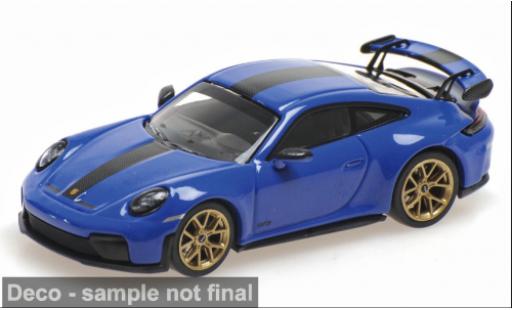 Modelauto Porsche 911 GT3 (992.2) blauw 2025 1/64 Minichamps