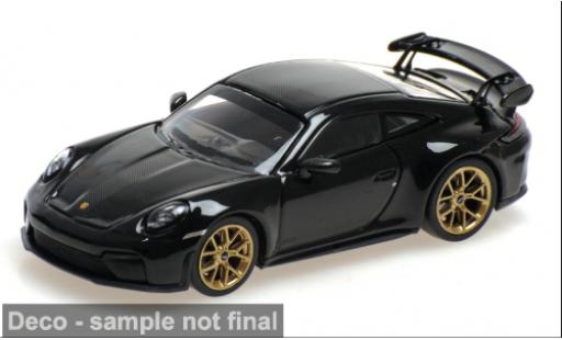 Modelauto Porsche 911 GT3 (992.2) zwart 2025 1/64 Minichamps