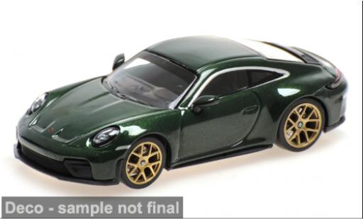 Modelauto Porsche 911 GT3 (992.2) Touring groen 2025 1/64 Minichamps