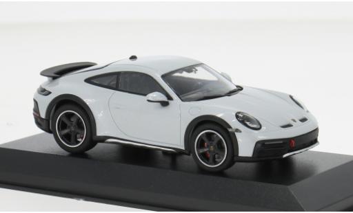 Modelauto Porsche 911 Dakar grijs 2022 1/43 Minichamps