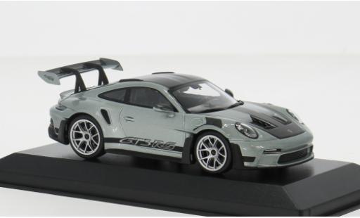 Modelauto Porsche 911 GT3 R S grijs 2023 1/43 Minichamps