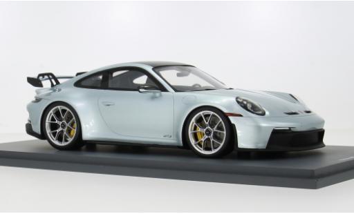 Modelauto Porsche 911 GT3 grijs 2022 1/18 Schuco