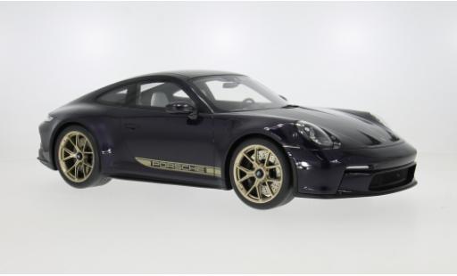 Modelauto Porsche 911 GT3 Touring paars 2021 1/12 GT Spirit