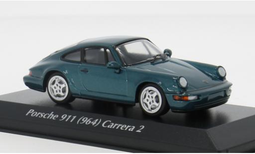 Modelauto Porsche 911 Base Carr turquoise 1/43 Maxichamps