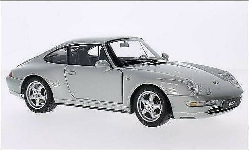 Porsche 911 Carrera 1/18 Autoart grijs 1995 modelauto