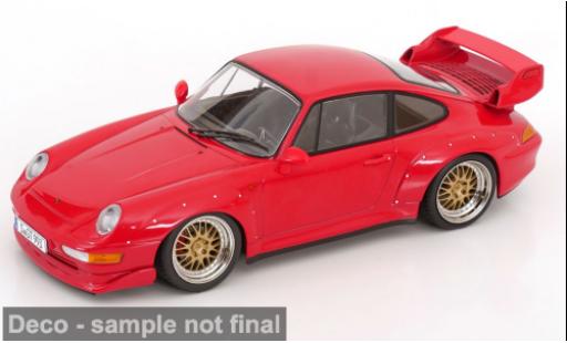 Modelauto Porsche 911 GT2 - BBS rims rood 1996 1/18 KK Scale