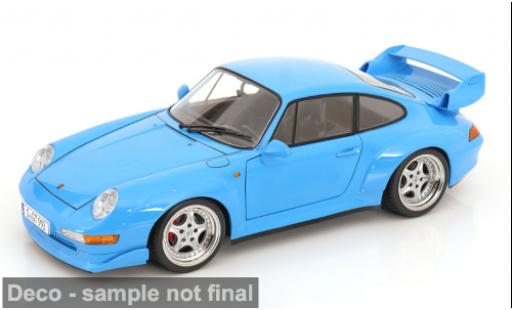 Modelauto Porsche 911 GT2 blauw 1996 1/12 KK Scale
