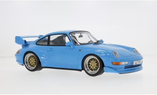 Modelauto Porsche 911 GT2 blauw 1996 1/18 KK Scale