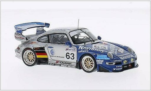 Porsche 911 GT2 1/43 Spark No.63 Roock Racing Navision 24h Le Mans 1999 /J.Robinson modelauto