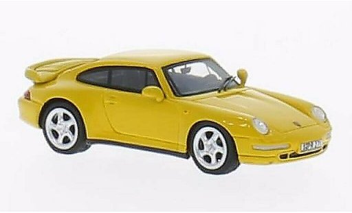 Porsche 911 Turbo 1/87 Minichamps geel 1995 modelauto