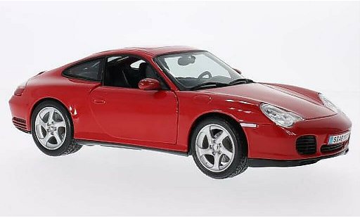 Porsche 911 4S 1/18 Maisto Carrera rood modelauto