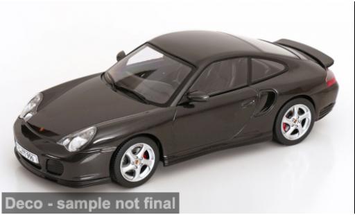 Modelauto Porsche 911 Turbo zwart 2000 1/18 KK Scale