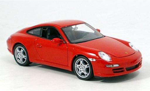 Modelauto Porsche 911 Base Car rood 1/24 Welly
