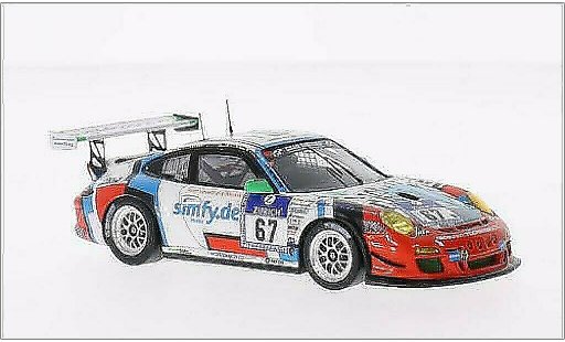 Porsche 911 GT3 CUP 1/43 Spark No.67 Teichmann Racing Raceunion 24h Nurburgring 2014 /S.van modelauto