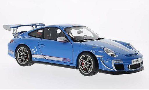 Porsche 911 GT3 1/18 Autoart 4.0 blauw/grijs 2011 modelauto