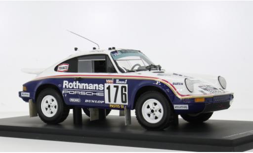 Modelauto Porsche 911 Carrera 3.2 4x4 (953) 12h Sebring 1984 #176 R.Metge/D.Lemoyne 1/18 Spark