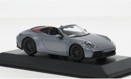 Modelauto Porsche 911 GTS Carrera Cabriolet grijs 2024 1/43 Minichamps