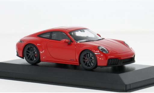 Modelauto Porsche 911 GTS Carrera rood 2024 1/43 Minichamps