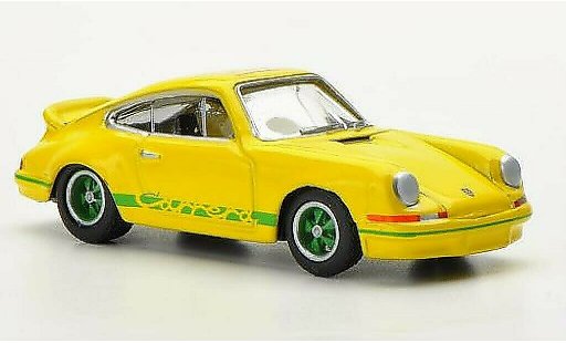 Porsche 911 Carrera 1/87 Bub 2.7 geel/groen World Meeting 2012 modelauto