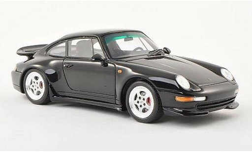 Porsche 911 S 1/43 Spark Carrera zwart 1995 modelauto
