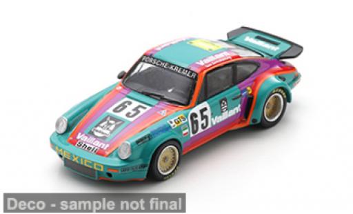 Modelauto Porsche 911 RSR Carrera 3.0 24h Le Mans 1975 #65 B.Sprowls/J.C.Bola&Atilde;&plusmn;os 1/64 Spark