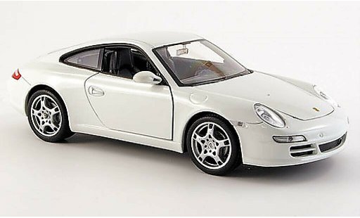 Porsche 911 S 1/24 Welly Carrera wit modelauto